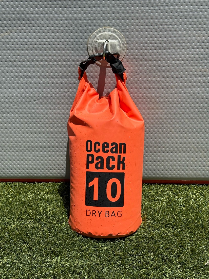Ocean Pack dry-bag anchor — up close